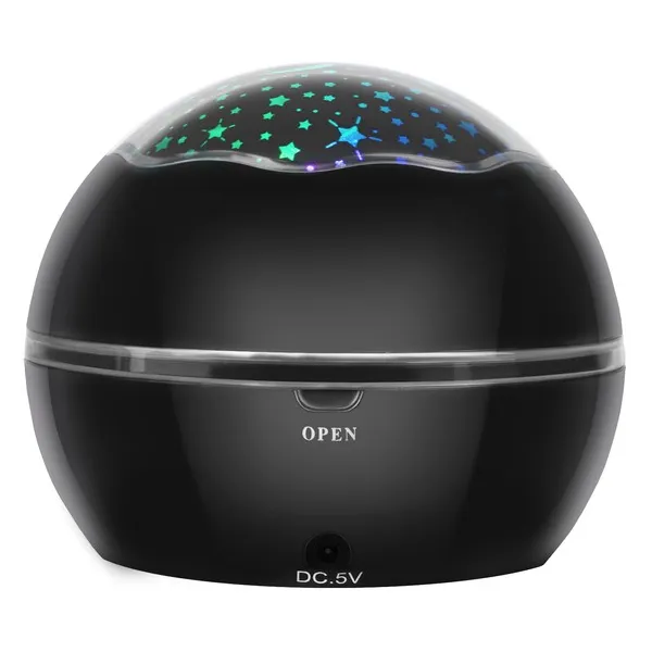 Night light with projector - black LP16857