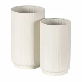 Set of Planters Multicolour Iron 2 Units