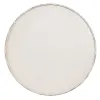 Small Side Table Cream Iron 80 x 80 x 75 cm