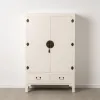 Kapp ORIENTE Valge 100 x 45 x 160 cm