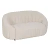 Sofa Beige Polyester Iron 146 x 84 x 66 cm