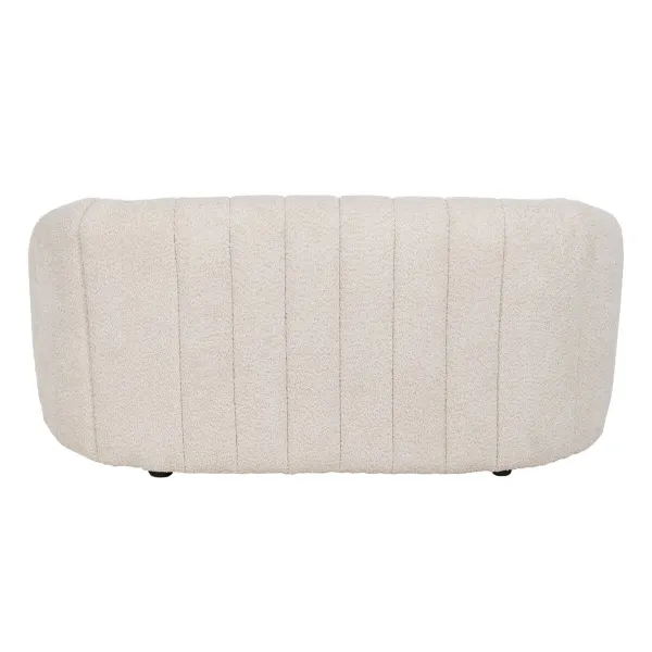 Sofa Beige Polyester Iron 146 x 84 x 66 cm