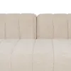 Sofa Beige Polyester Iron 150 x 100 x 66 cm