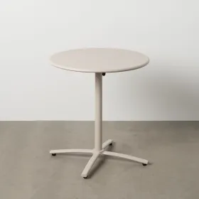 Folding Side Table Taupe 70 x 70 x 72 cm
