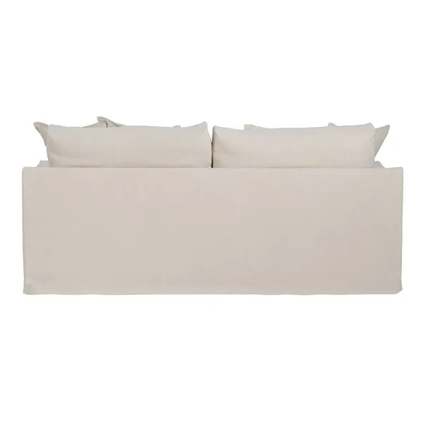 Sofa Black Cream 215 x 94 x 94 cm