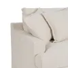 Sofa Black Cream 215 x 94 x 94 cm