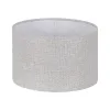 Lamp Shade Grey Polyester 35 x 35 x 22 cm
