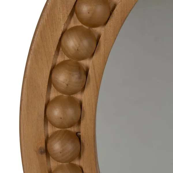 Wall mirror Natural 50,5 x 3 x 50,5 cm