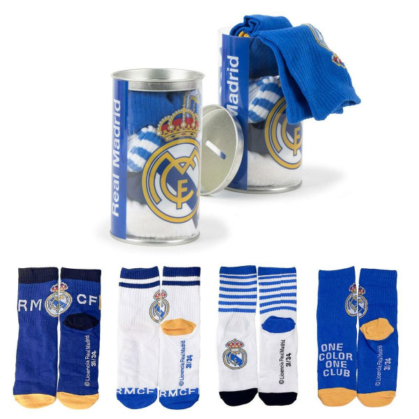 Sock pack Real Madrid C.F. Multicolour 4 Pieces
