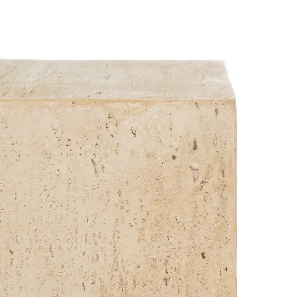 Side table Beige 37 x 37 x 46,5 cm