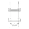 Hanging shower shelf - silver