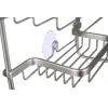Hanging shower shelf - silver