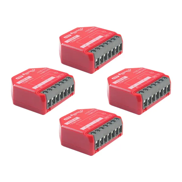 Умная розетка Shelly SHELLY 1PM GEN4 4-PACK Wi-Fi 230 V 16 A (4 штук)