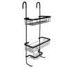 Hanging shower shelf - black