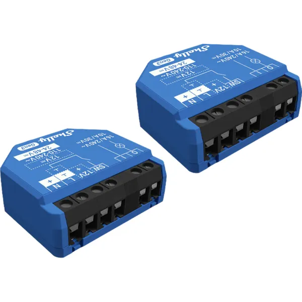 Shelly 1 Gen3 WiFi/Bluetooth set of 2 controllers