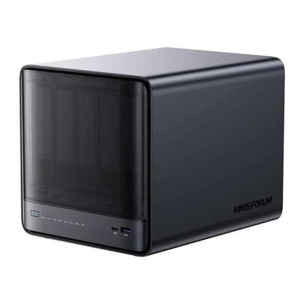 MINI-PC Minis Forum NAS N5 Pro AMD Ryzen AI 9 HX Pro 370, 32GB+128GB O