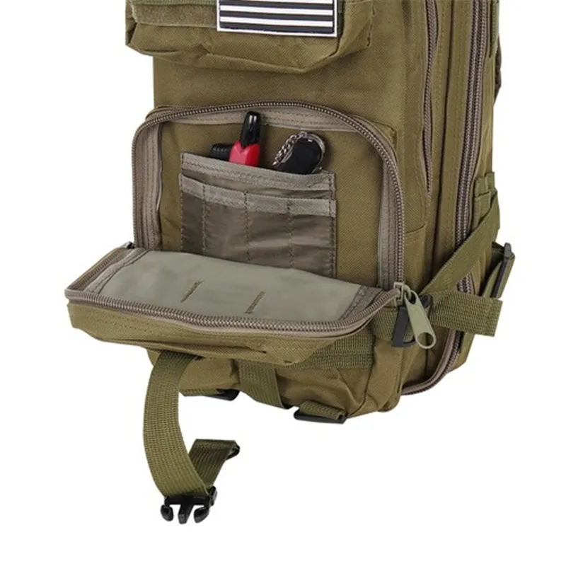 Small green hiking backpack 23243