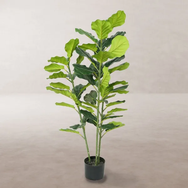 Decorative Plant Polyurethane Cement Fig Tree 120 cm
