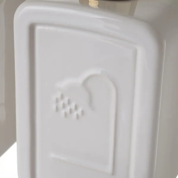 Bath Set White Ceramic 27,5 x 7 x 24 cm