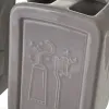 Bath Set Grey Ceramic 27,5 x 7 x 24 cm