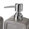 Bath Set Grey Ceramic 27,5 x 7 x 24 cm