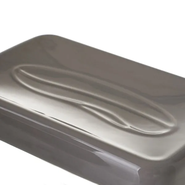 Bath Set Grey Ceramic 27,5 x 7 x 24 cm
