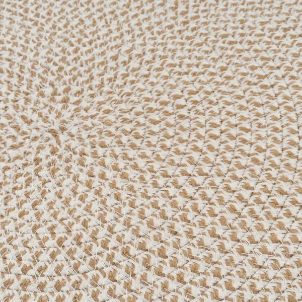 Vaip Valge Beež 110 x 110 x 0,2 cm