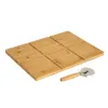 Pizza Cutter Natural Bamboo 40 x 30 x 1,5 cm