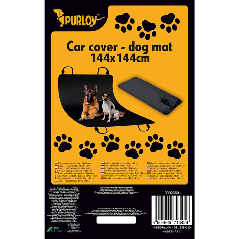 Dog mat cover 144x144cm Purlov 23691