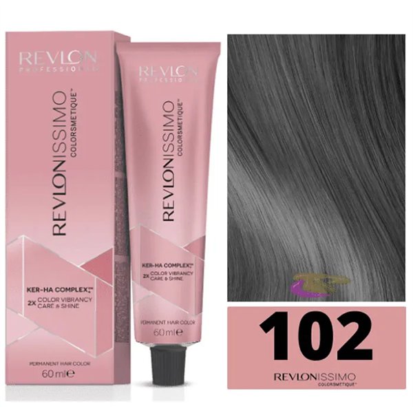 Permanent Dye Revlon Revlonissimo Colorsmetique Satinescent Nº 102-Smoky Silver 60 ml