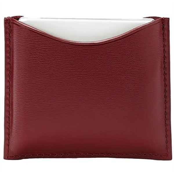 La Bouche Rouge Chocolate Leather Compact Case