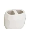 Bath Set White Ceramic 14 x 12 x 20 cm