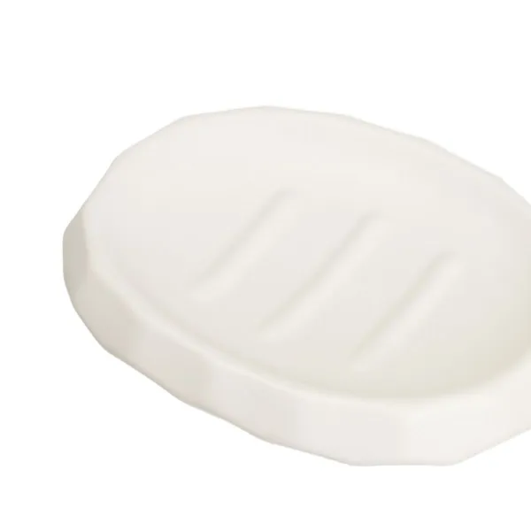 Bath Set White Ceramic 14 x 12 x 20 cm