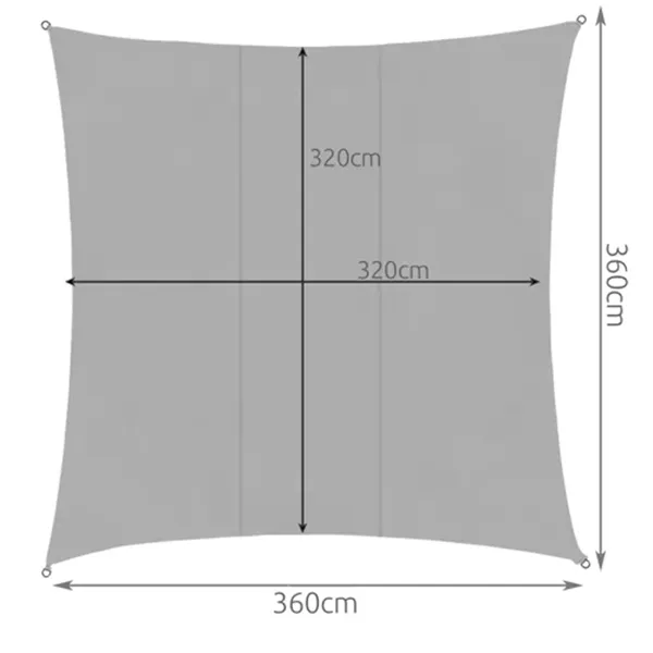 Saulessarga bura 3,6x3,6m Gardlov 23164