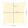 Sunshade sail 3.6x3.6m Gardlov 23165