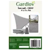 Sunshade sail 4x4x4m-gray Gardlov 23141