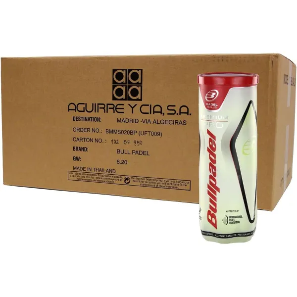 Padelpallot Bullpadel Premium Pro 72 Osaa