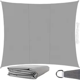 Aurinkosuojapurje 4x3m - harmaa Gardlov 23143