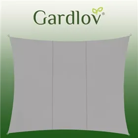 Aurinkosuojapurje 4x3m - harmaa Gardlov 23143