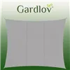Тент от солнца 4x3м - серый Gardlov 23143