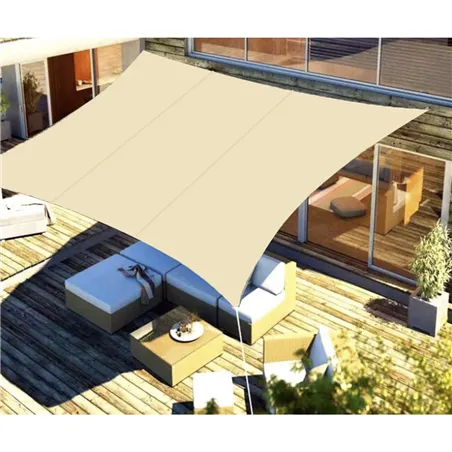Aurinkosuojapurje 4x3m - beige Gardlov 23144
