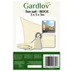 Sunshade sail 3x3x3 beige Gardlov 23146