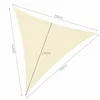 Sunshade sail 3x3x3 beige Gardlov 23146