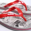 Men's Flip Flops Marvel Red Grey