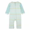 Baby's Long-sleeved Romper Suit Blue Blue