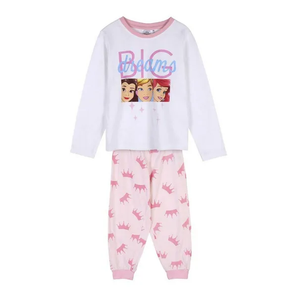 Pajama Bērnu Disney Princess Balts