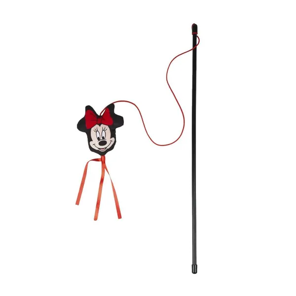 žaislas katėms Minnie Mouse Juoda Raudona