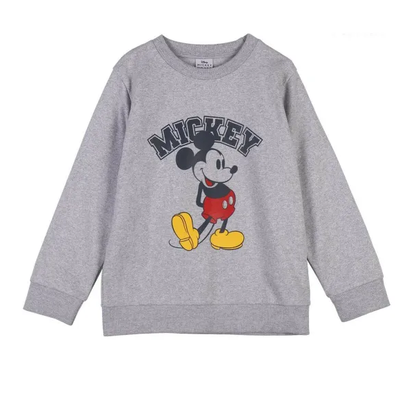 Lasten huputon collegepaita Mickey Mouse Harmaa
