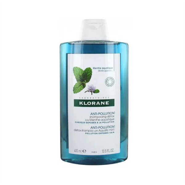 Klorane Aquatic Mint Detoxifying Shampoo 400ml