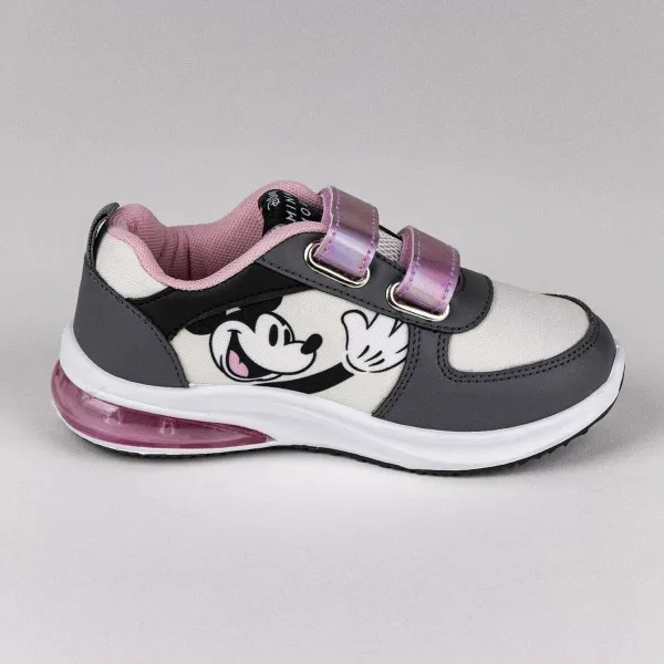 LED lenkkarit Minnie Mouse Harmaa Velcro